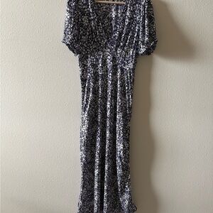 A New Day Blue and White Maxi Dress